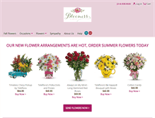 Tablet Screenshot of bloomersfloristandgifts.com